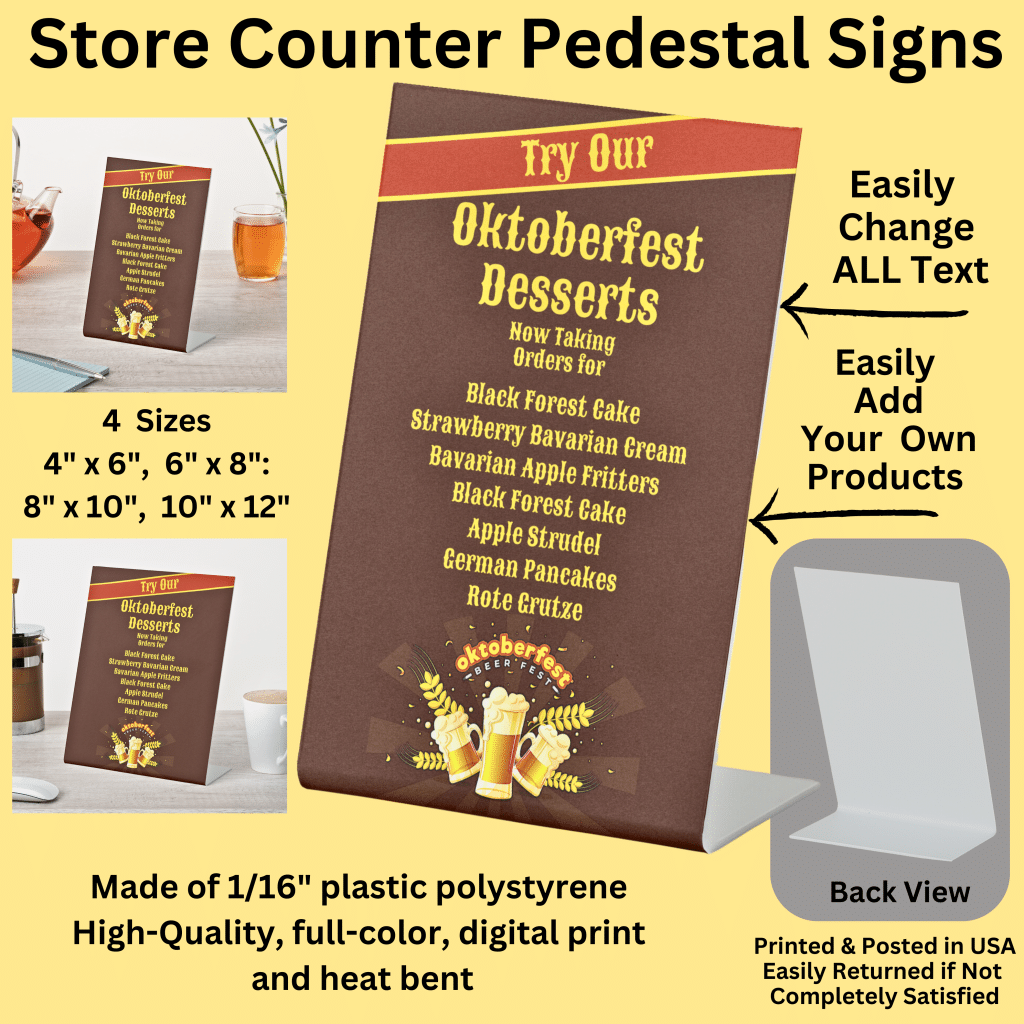 Cake Pedestal Sign Template (2)