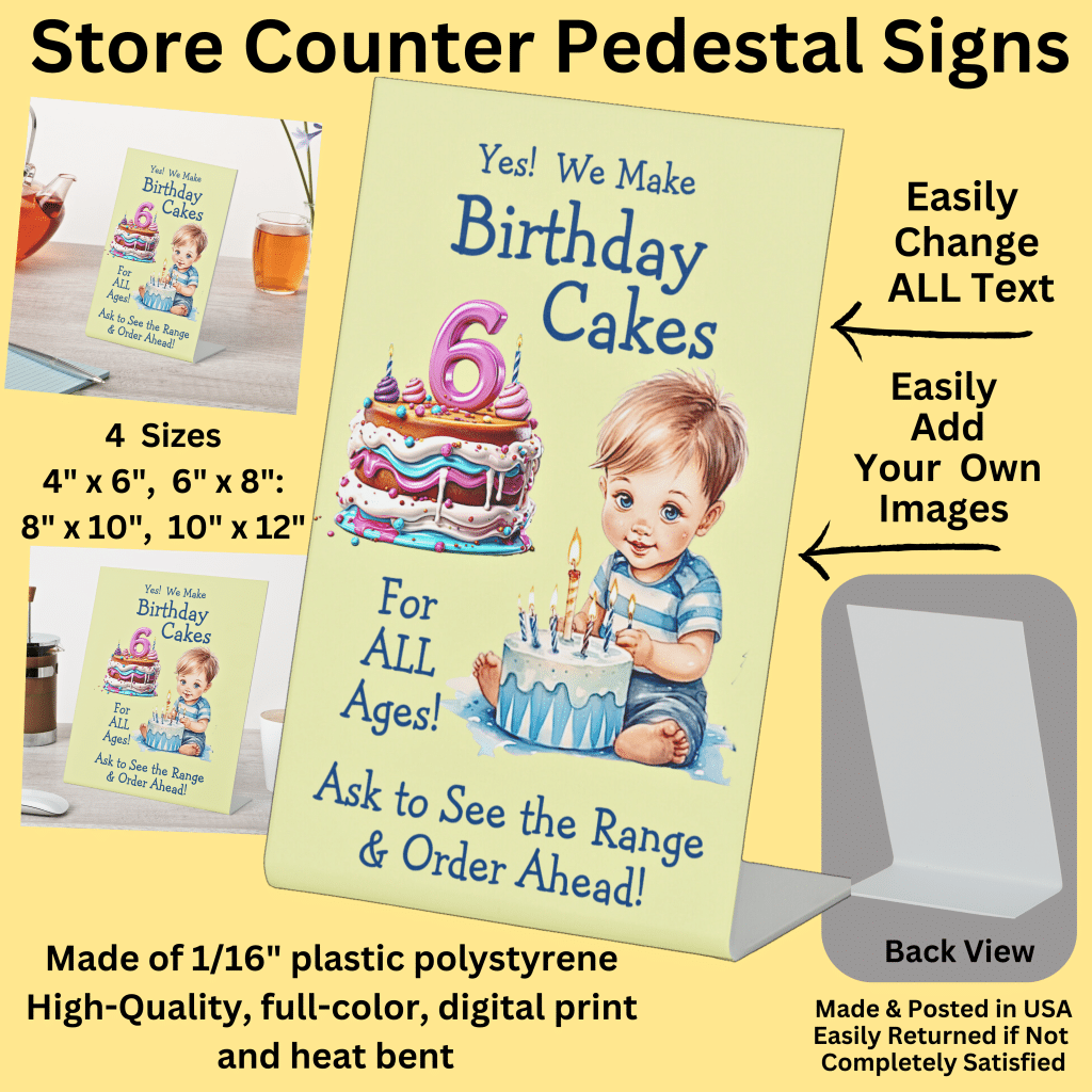 Cake Pedestal Sign Template (4)