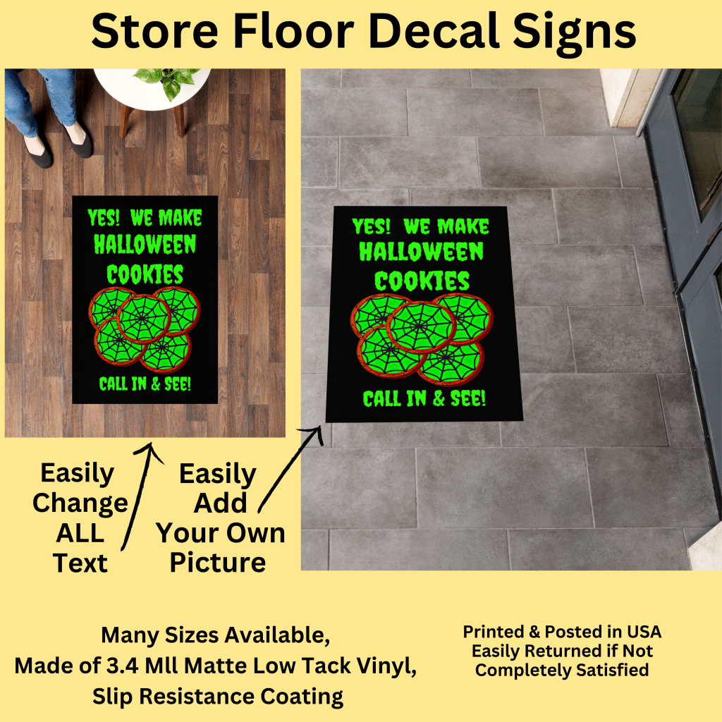 Cake Store Floor Decal Sign Template (3)