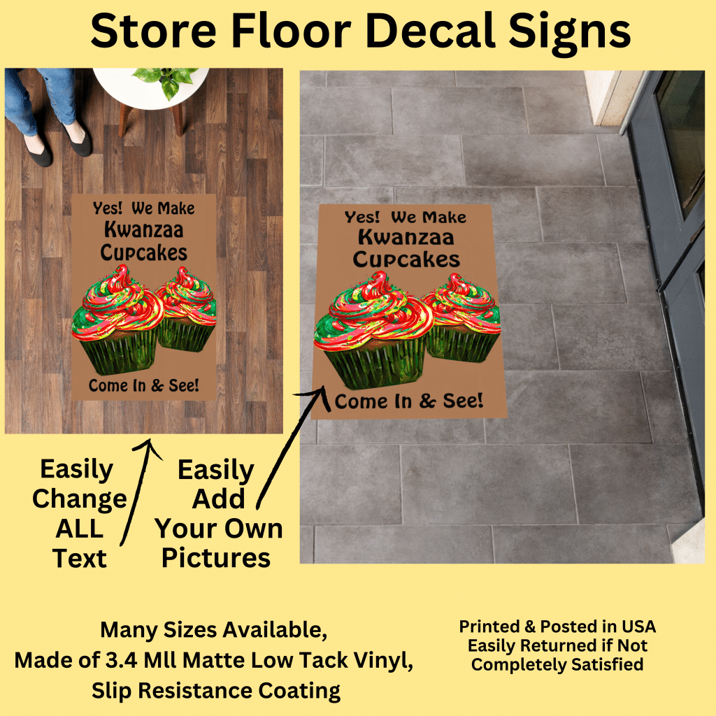 Cake Store Floor Decal Sign Template (4)